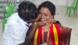 மதுராந்தகத்தில் தவெக வெற்றி! மனைவி கன்னத்தில் முத்தமிட்ட குமரவேல்! வெட்கத்தில் சிரித்த மரகதம்!
