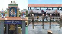 கள்ளக்கடல் நிகழ்வு!  தேவிபட்டினத்தில் நவபாஷாண கோயிலில் நடந்த சம்பவம்! பக்தர்கள் விரைந்து வெளியேற்றம்