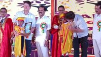 மாமல்லபுரம் பள்ளியில் அயர்லாந்து IT ஊழியர் மைக்கேல் நெகிழ்ச்சி.. சாதித்த பூஞ்சேரி சிறுவன் சர்வேஷ்