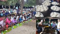 101 ஆடுகளை பலியிட்டு! நள்ளிரவில் உருண்டை சோறு கிடாக்கறி விருந்து! நத்தம் அருகே ஆண்களுக்கான திருவிழா 