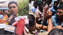 என் வேலையே போச்சு.. போலீஸை அடிச்சது தப்பு தான்.. தஞ்சாவூரில் கைதாகி விடுவிக்கப்பட்ட இளைஞர் பேட்டி! 