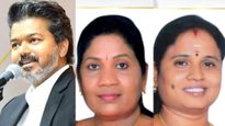 ராஜினாமா செய்தவர்களையே மீண்டும் வேட்பாளர்களாக அறிவித்தது தவெக.. மரகதம் குமரவேல், சத்யபாமா போட்டி!