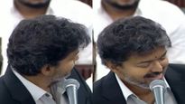 பேசி முடிக்கும் முன்பு பின்னால் திரும்பி பார்த்து சிரித்த முதல்வர் விஜய்! அமைச்சர்கள் செம ரெஸ்பான்ஸ்