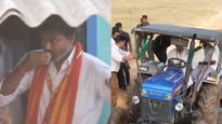 டிராக்டர் ஓட்டி.. டீ குடித்து வாக்கு சேகரித்த விஜய்! இடைத்தேர்தலுக்கு ரொம்ப மெனக்கெடும் முதல்வர்