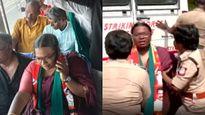 நாதக வேட்பாளர் கார்த்திகாவை குண்டுக்கட்டாக கைது செய்த போலீசார்.. விஜய் ரோடு ஷோவின்போது பரபரப்பு!