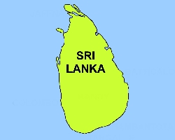 Sri Lanka map