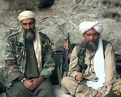 Osama with Zawahiri Osama with Zawahiri