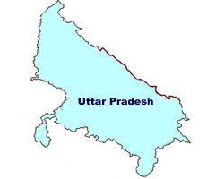 Uttar Pradesh map