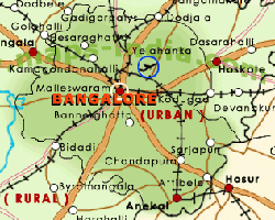 Bangalore map