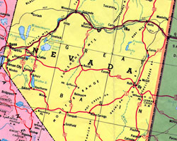 Nevada map