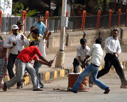 North Indians counter attack