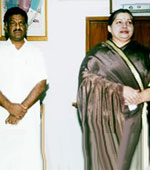 Jayalalitha with Pannerselvam