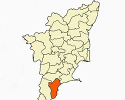 Tutukorin in Tamilnadu Map