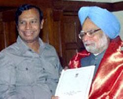 Balu and Manmohan Singh