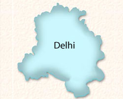 Delhi map