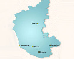 Karnataka map