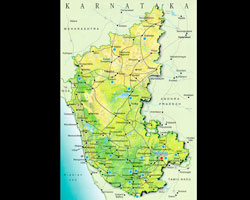 Karnataka map
