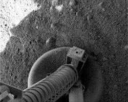 Phoenix Mars Lander touched down in the northern polar region of the Mars after a 422 million-mile flight from Earth.