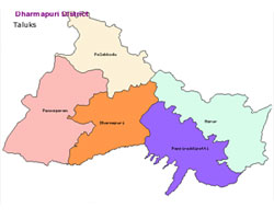 Dharmapuri map
