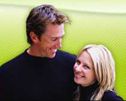 McGrath with wife