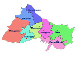 Dharmapuri map