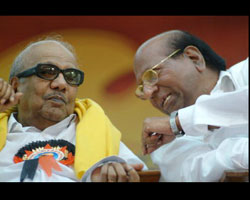 Karunanidhi and Veerasamy