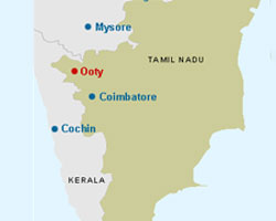 Ooty map