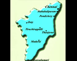 Tamilnadu map
