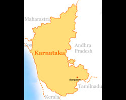 Karnataka map