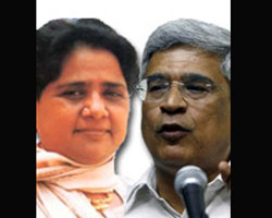 Mayawati and Karat