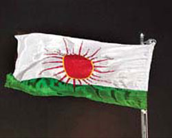 Chiranjeevi Party flag