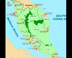 Malaysia map
