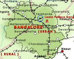Bangalore map