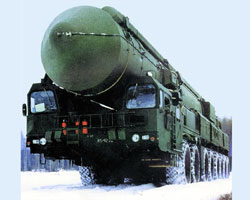 Russian inter continental nuclear missile