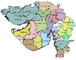 Gujarat map