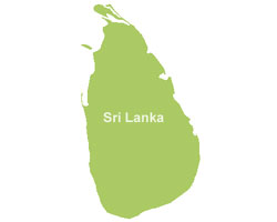 Sri Lanka map