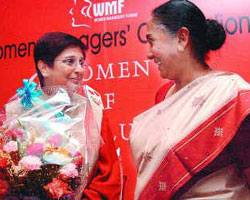 Alva and Kiran Bedi