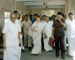S R Balasubramaniam with Sonia