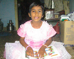 Child Divya Dharshini