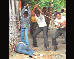2 Law college students brutally beaten by collegues