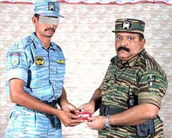 Prabakaran with Airwing