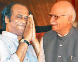 Rajini and Advani