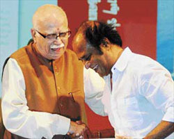 Rajini and Advani