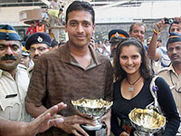 Bhupathi and Sania Bhupathi and Sania