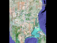 Satellite image of Tamil Nadu