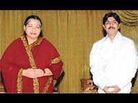 Jayalalitha with Pratip Jayalalitha with Pratip