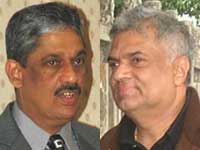 Fonseka and Ranil Fonseka and Ranil