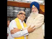 Karunanidhi and Barnala Karunanidhi and Barnala