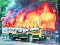 Dharmapuri Bus Burning Dharmapuri Bus Burning