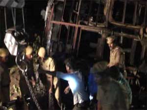 KPN Bus Accident in Vellore KPN Bus Accident in Vellore